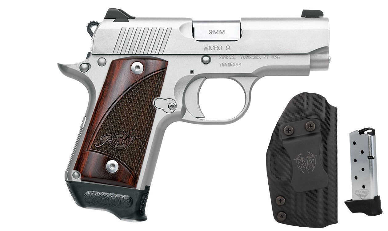 KIMBER 3300255 MICRO 9 SS RSWD 9MM 3.15" RTC
