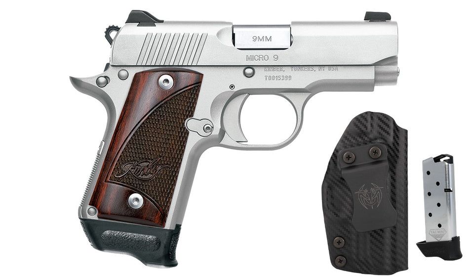 KIMBER 3300255 MICRO 9 SS RSWD 9MM 3.15" RTC