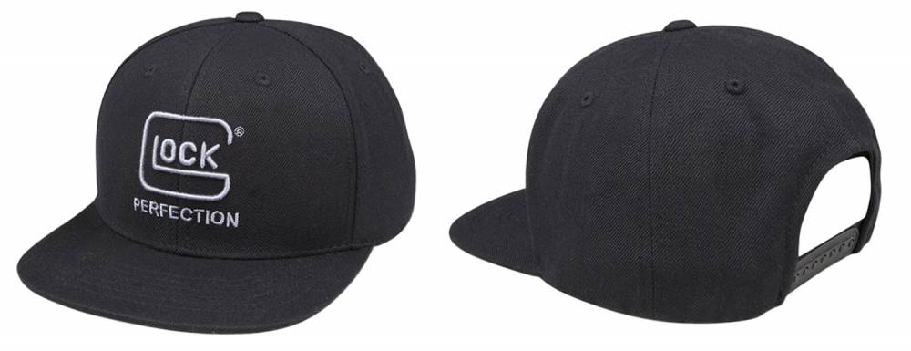 Glock Flat Bill Baseball Cap Fortunate Black