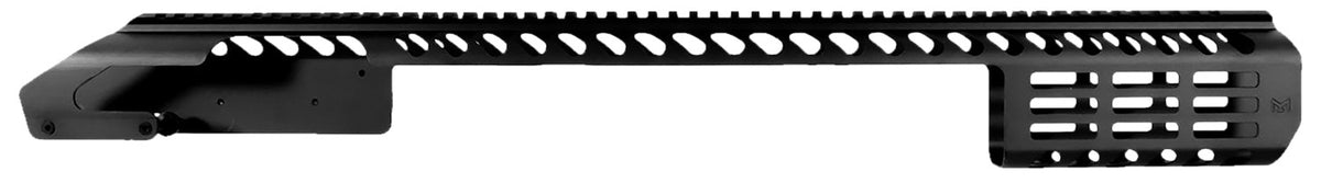 Aim Sports MTMSG870 24.90" Black Aluminum M-LOK Rail System with Picatinny Rail and Shell Holder for Remington 870