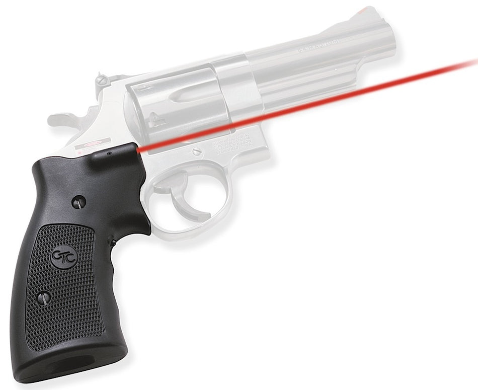 Crimson Trace 011070 S&W K/L & N Frame Revolver Lasergrips, 633nM Red Laser 5mW, Black Polymer