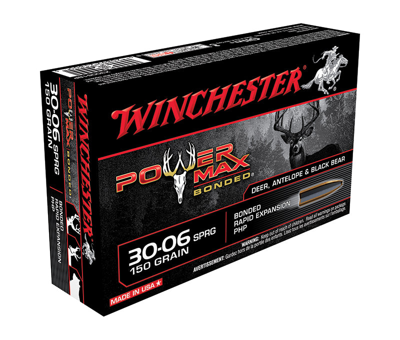 Winchester  .30-06 Springfield 150 grain Bonded Hollow Point ammunition