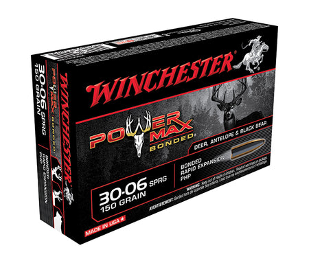 Winchester  .30-06 Springfield 150 grain Bonded Hollow Point ammunition