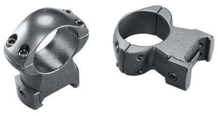 Weaver Grand Slam 1" XHigh Black Steel Scope Ring Set