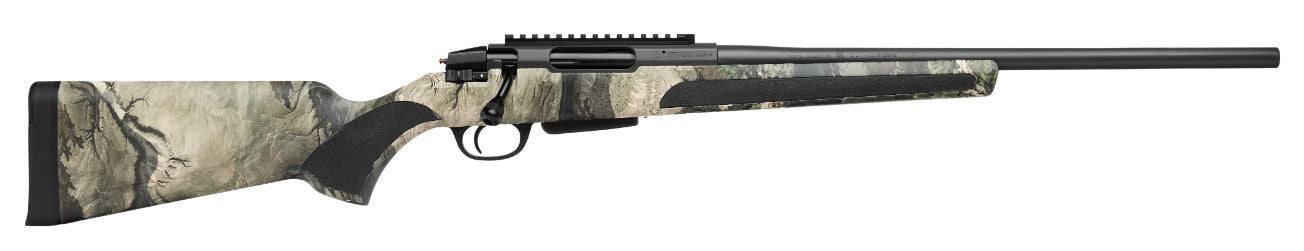 Stevens 19479 334 Bolt Action 270 Win 3+1 20" Camo/Dark Gray Carbon Steel Receiver Integrated Recoil Lug Ergonomic/Recoil Pad Synthetic Stock Picatinny Rail Right Hand