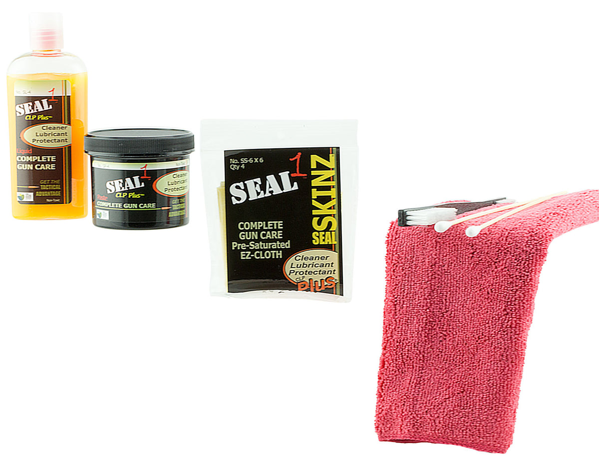 Seal 1 Universal Complete Tactical Gun Care Kit with CLP Plus Liquid and Paste