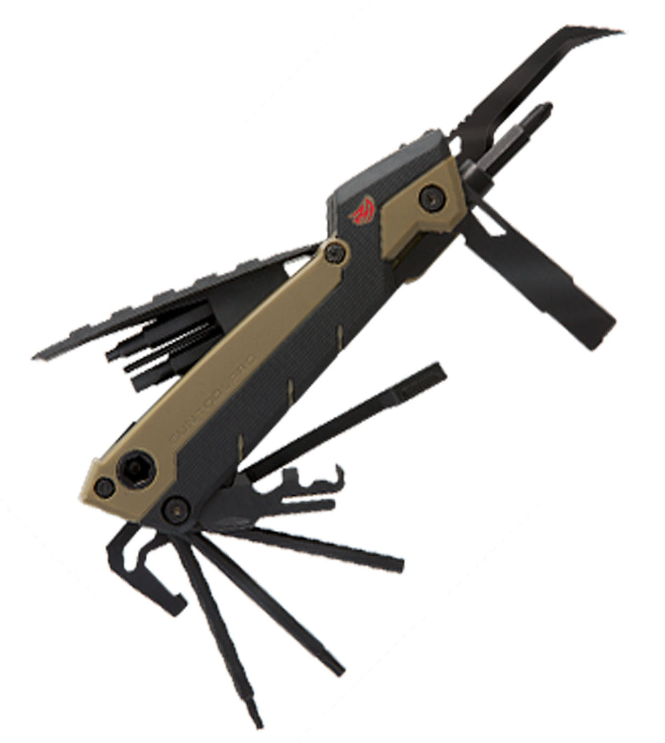 Real Avid Gun Tool Pro AVGTPROAR AR-15 Platform OD Green Stainless Claw Point Blade