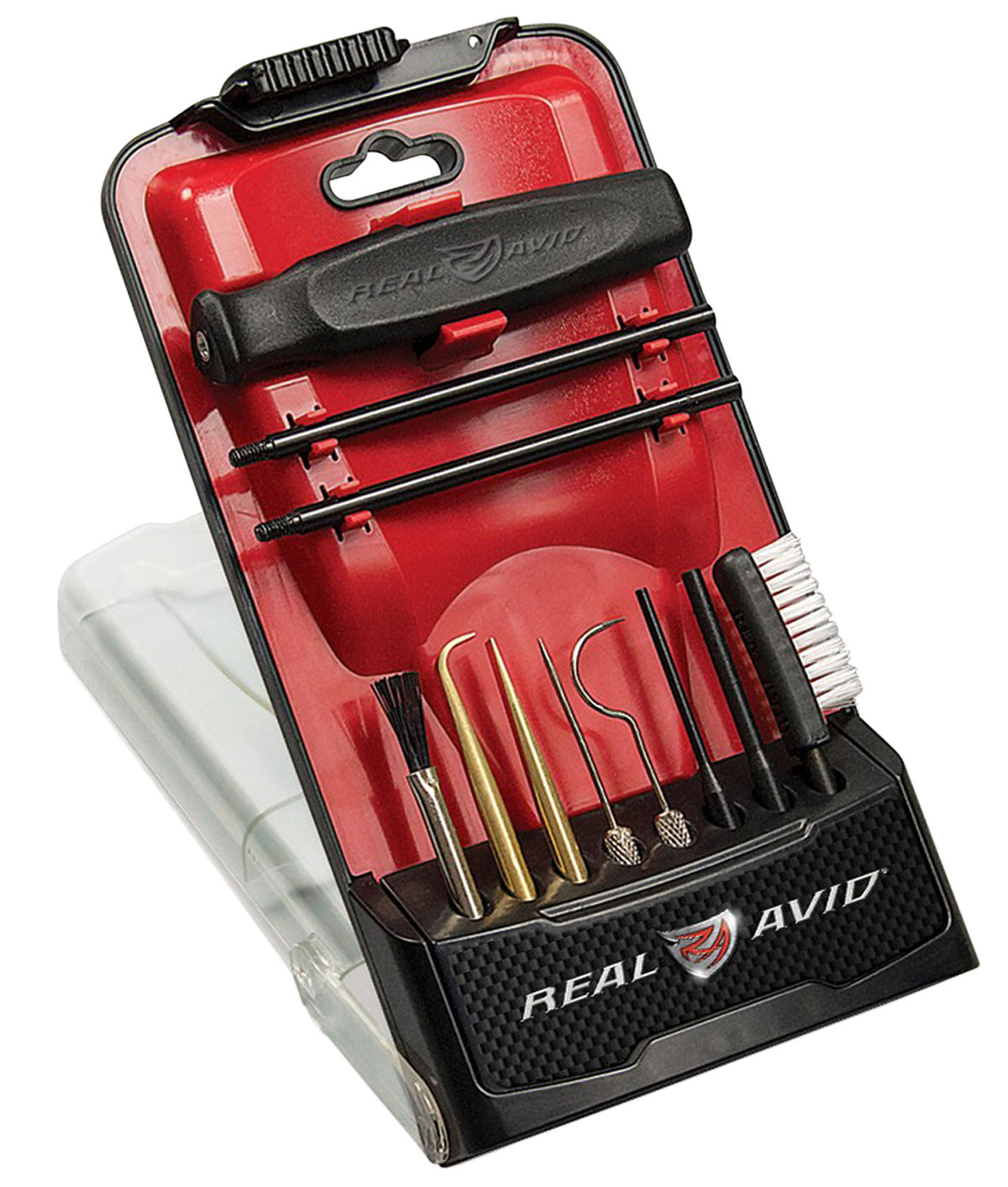 Real Avid AVGBPROPCT Gun Boss Pro Precision Cleaning Tool Set with Nylon and Oil Application Brush