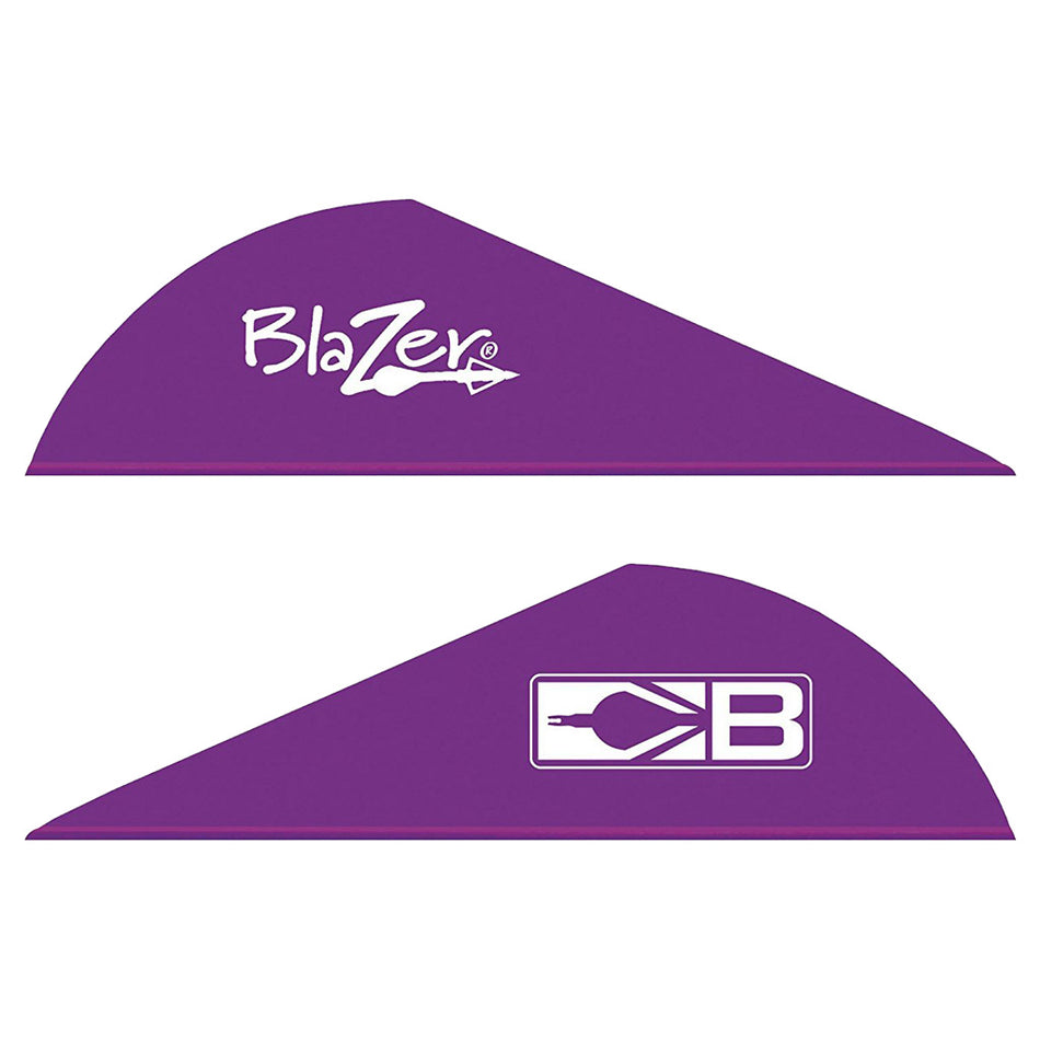 Bohning Blazer Purple Archery Vanes 36 Count