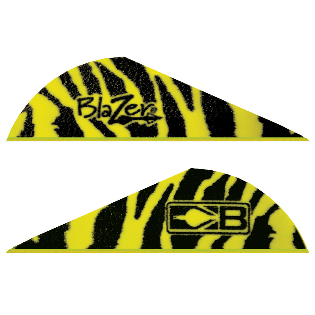 Bohning Blazer Yellow Tiger Archery Vanes 100 Count