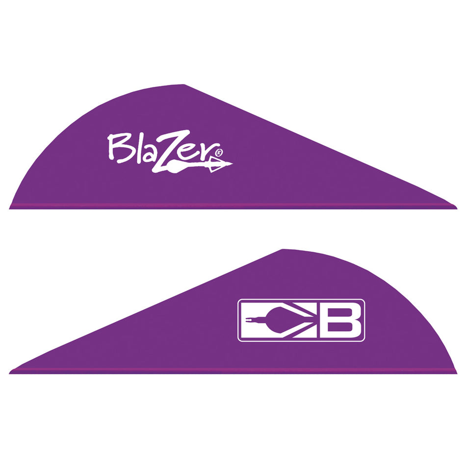Bohning Blazer Purple Vanes Pack of 100