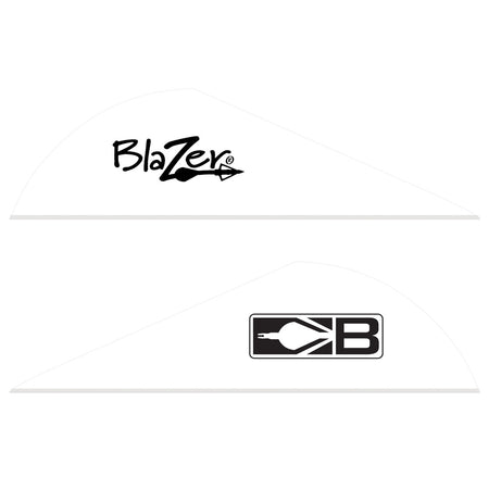 Bohning Blazer White Vanes Bulk Pack of 1000