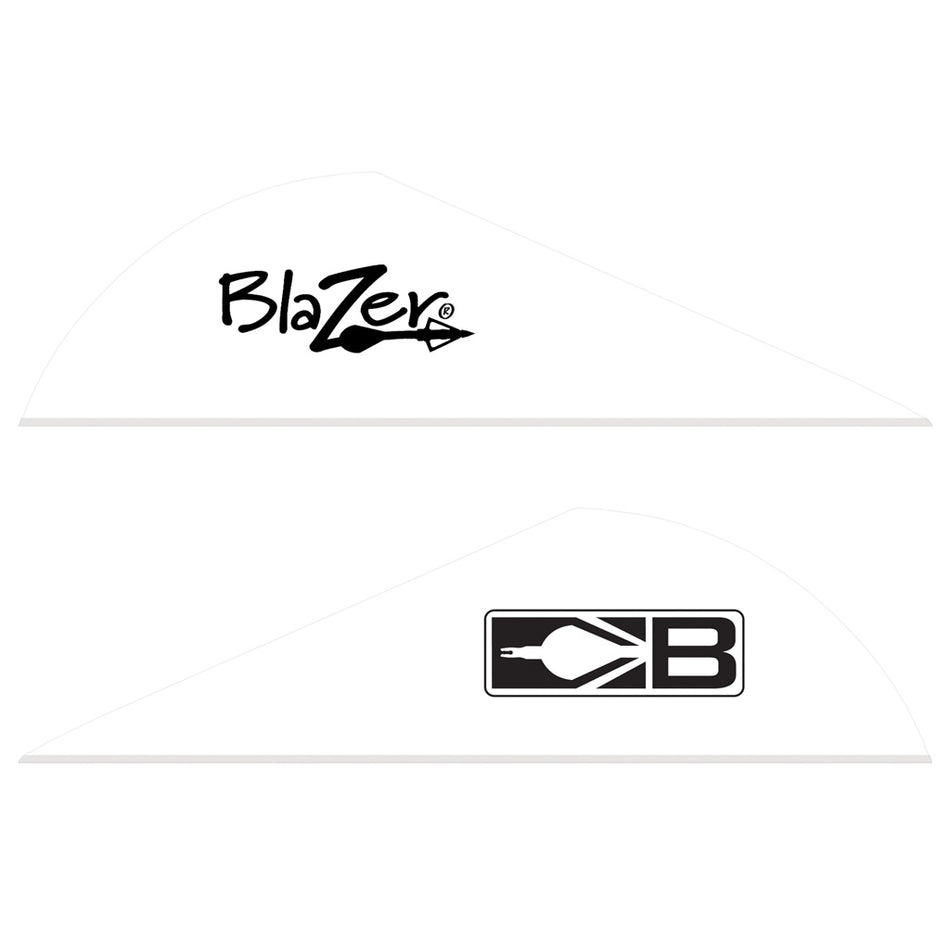 Bohning Blazer White Vanes Bulk Pack of 1000