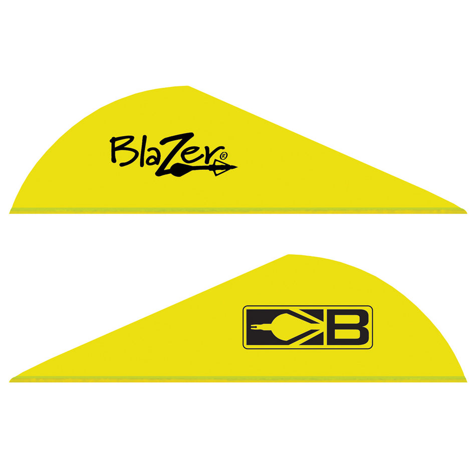 Bohning Blazer Neon Yellow Vanes Bulk Pack of 1000