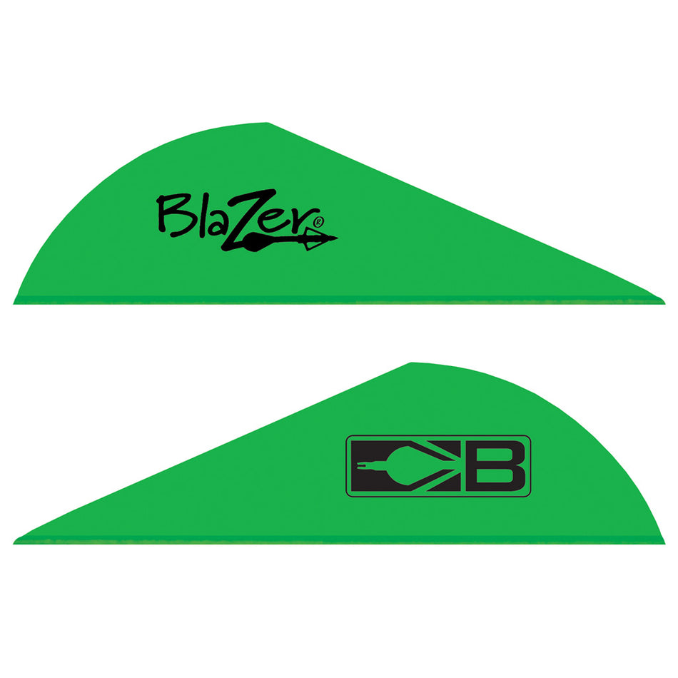 Bohning Blazer Neon Green Vanes Bulk Pack of 1000