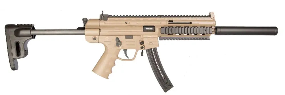 GSG GSG-16 .22LR Semi-Auto Carbine 16.25" Barrel Tan 22-Rd Magazine