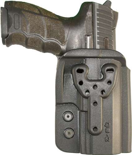 Comp-Tac QB OWB Right-Hand Kydex Holster Size 2 for HK VP40/Glock 45/XD/M/SIG 320 Black