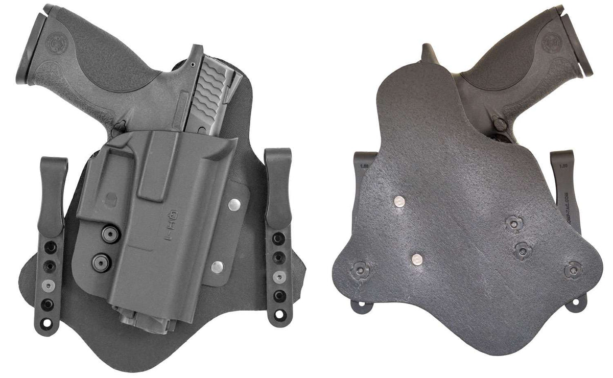 Comp-Tac IWB Hybrid Holster Size 4 1911 Platform Right Hand Black