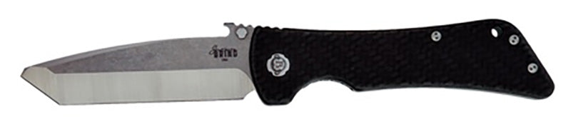 Southern Grind Bad Monkey Emerson Tanto Carbon Fiber Handle Black Folder