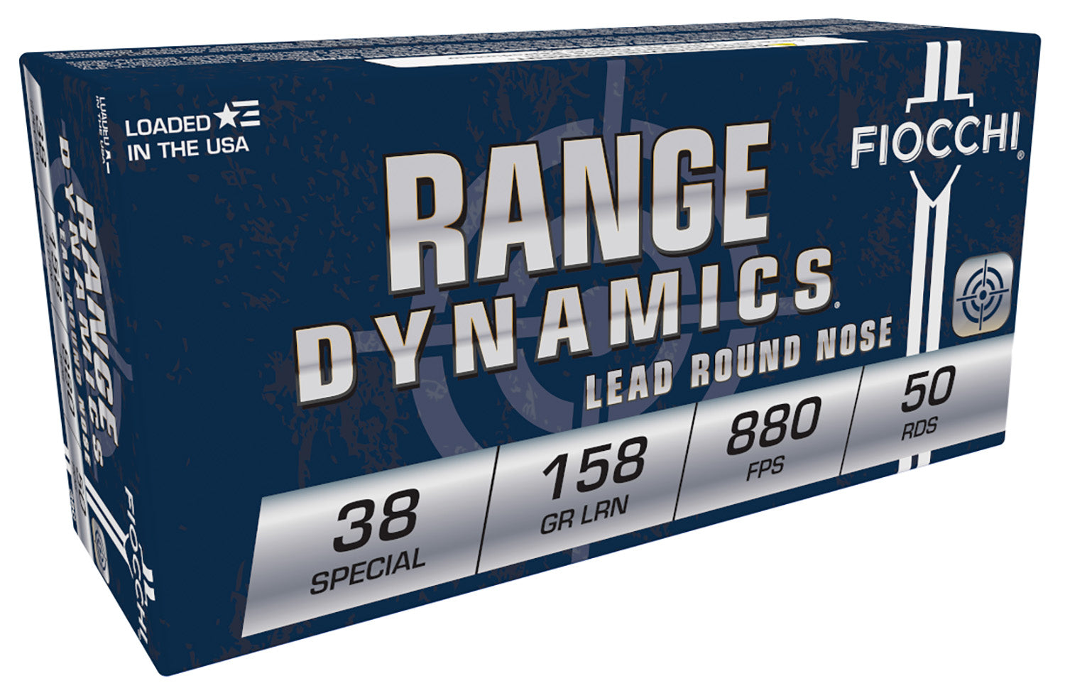 Fiocchi Range Dynamics .38 Special 158 grain Lead Round Nose ammunition