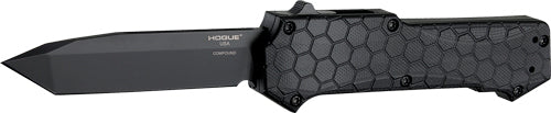 Hogue 3.5" Compound OTF Auto G-10 G-Mascus Black Tanto Knife