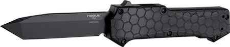 Hogue 3.5" Compound OTF Auto G-10 G-Mascus Black Tanto Knife
