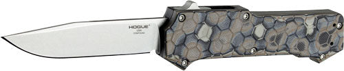 Hogue 3.5" Compound OTF Auto G-10 G-Mascus Dark Earth Knife