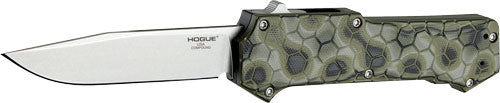 Hogue 3.5" Compound OTF Auto G-10 G-Mascus Green Knife