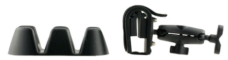Rugged Gear Swing Arm Vehicle Gun Holder 15502 Black Metal