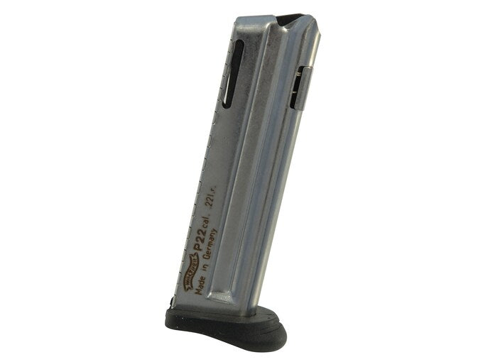 Walther P22Q 10rd .22LR Magazine - Finger Rest Base