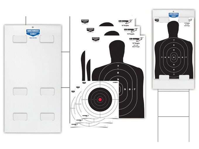 Birchwood Casey Sharpshooter EZE-Scorer Tab-Lock Target Assortment Paper