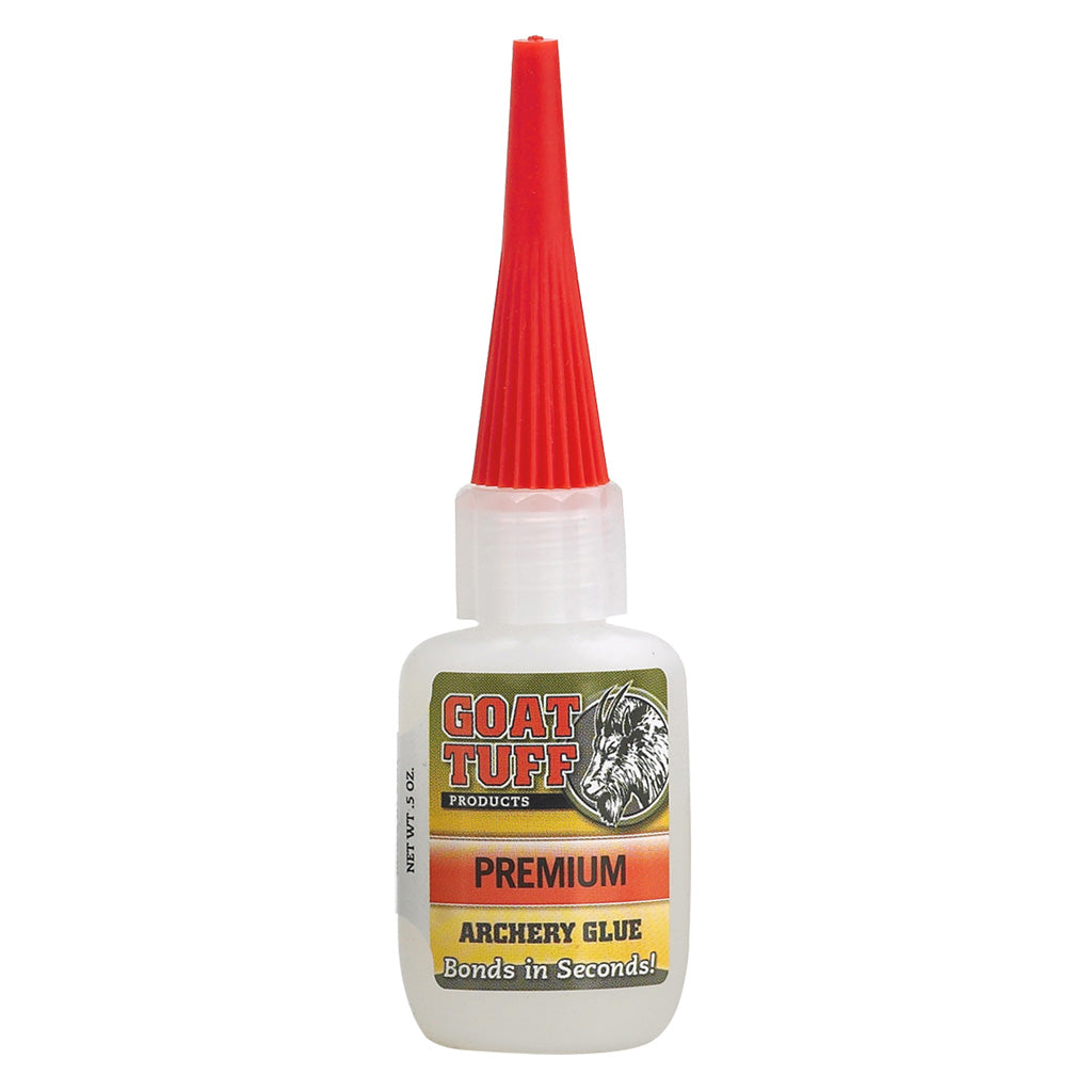 GoatTuff Premium Arrow Fletching and Insert Glue 0.5 oz.