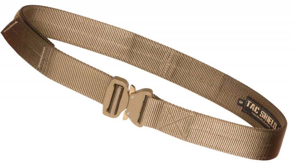 Tac Shield Small Coyote 1.75 Inch Gun Belt Cobra Buckle 30"-34"
