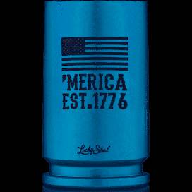 2 Monkey Trading Novelty 30MM A10 Blue Merica Spirit Shot Glass