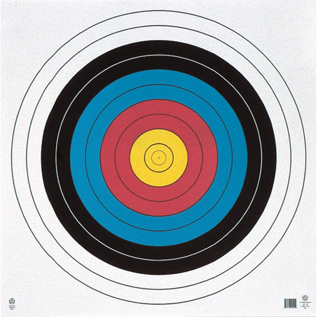 Maple Leaf 80 cm. FITA 10-Ring Official Archery Target Face