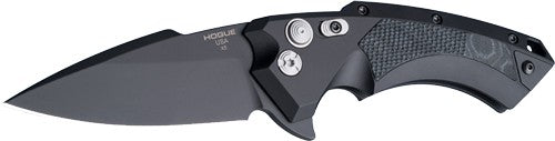 Hogue X5 3.5" Folding Spear Point Blade Aluminum Frame G-Mascus Black
