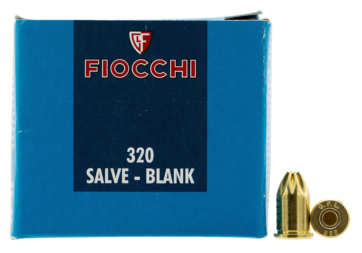 Fiocchi 320BLANK Pistol Blank 32Rimmed 100 Per Box/30 Case