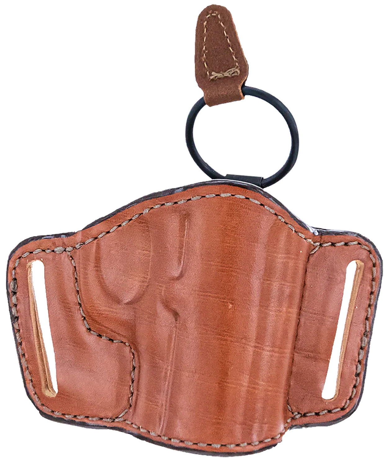 Bianchi 105 Minimalist Leather OWB Holster Size 14 Tan Belt Slide Compatible with Sig P365/Springfield 1911-A1 Right Hand
