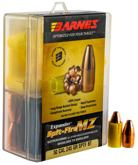 Barnes Bullets Spit-Fire MZ Expander .50 Cal 245gr Muzzleloader Bullets 24/Box