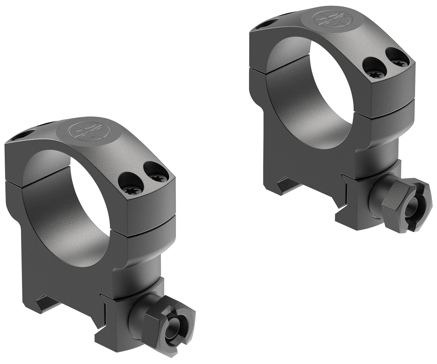 Leupold 60699 Mark 4 30mm Matte Black High Cross-Slot Rings