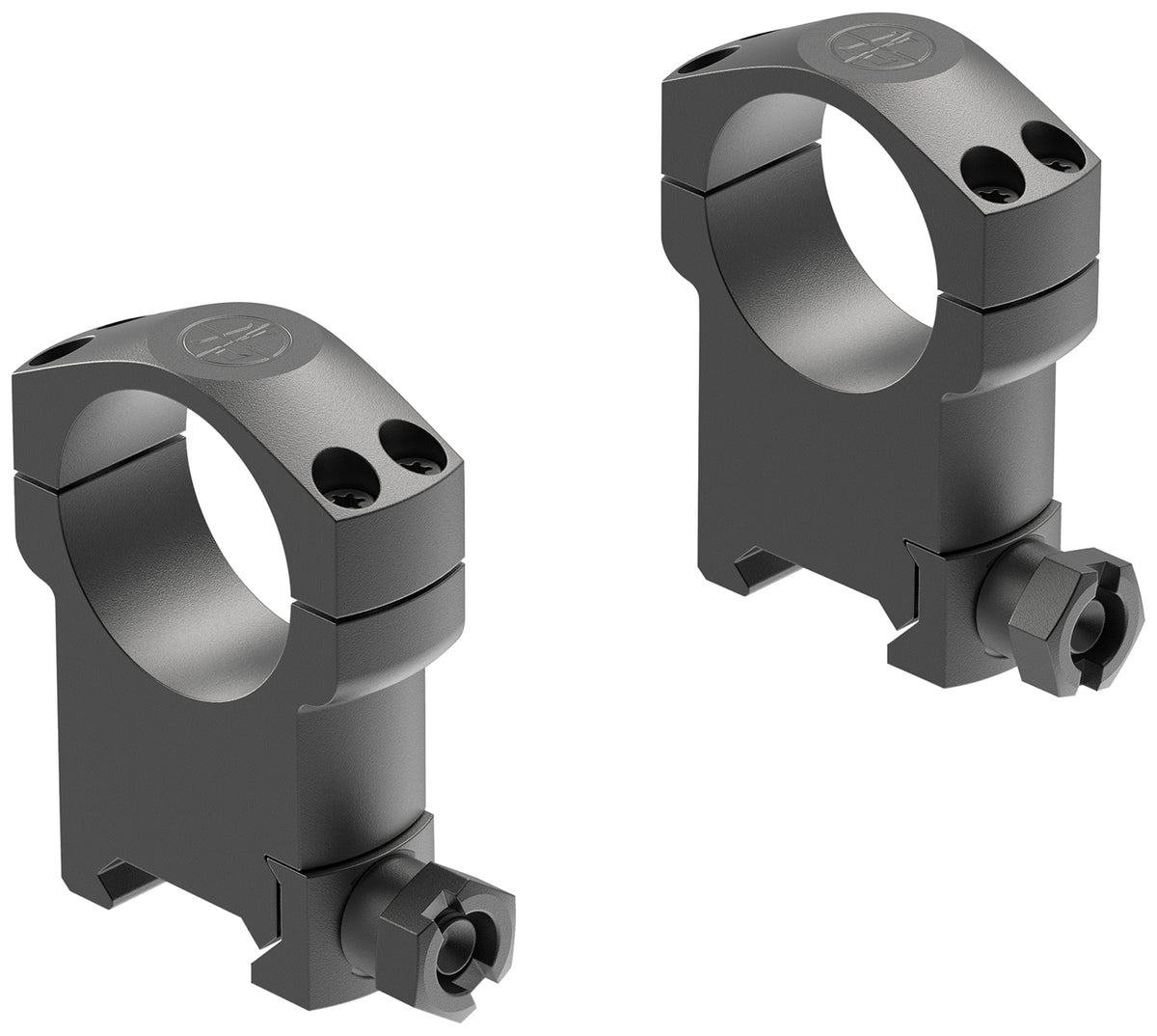 Leupold 60750 Mark 4 30mm Matte Black Super High Cross-Slot Rings