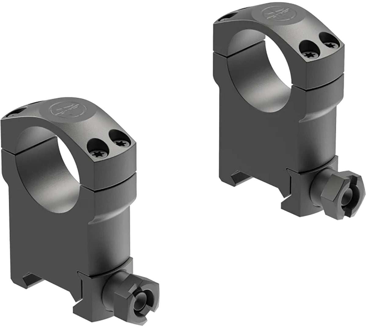 Leupold 60019 Mark 4 1 Inch Matte Black Super High Cross-Slot Scope Rings