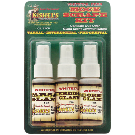 Kishels Mock Scrape Kit with Interdigital and Tarsal Gland Scents