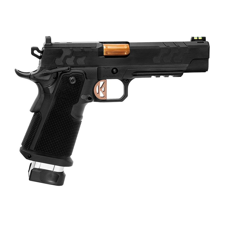 Kimber Mfg, Inc 3500056 2K11 9mm Luger 10+1 Lightening Cut/Optic Ready/Serrated Slide, Stainless Steel Frame w/Beavertail & Picatinny Rail