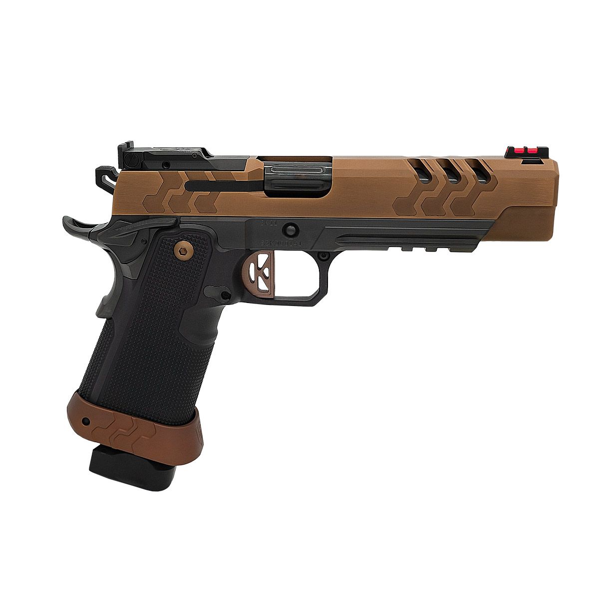 Kimber Mfg, Inc 3500057 2K11 Target 9mm Luger 10+1 Stainless Steel Lightening Cut/Optic Ready/Serrated Slide, Stainless Steel Frame w/Beavertail & Picatinny Rail