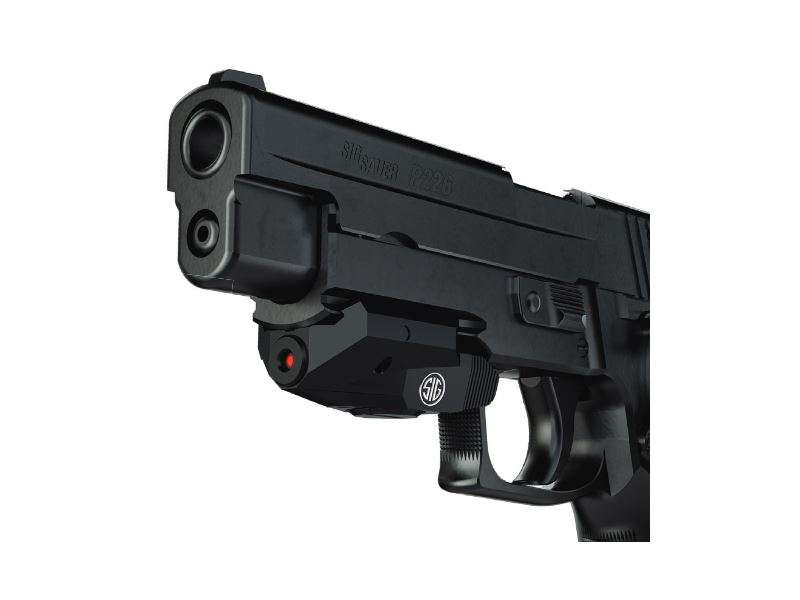 Sig Sauer LIMA1 Black Rail Mount Red Laser Sight