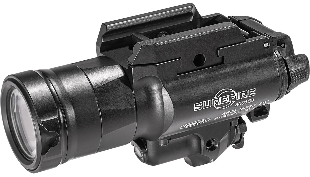 SureFire X400UHAGN Black Anodized 1000 Lumen White LED Green Laser Combo MasterFire Holster