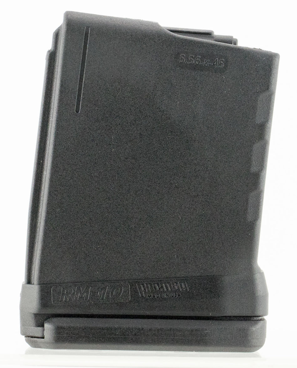 ProMag RM10 10rd Capacity 5.56x45mm AR-15 Black Polymer Magazine with Roller Follower