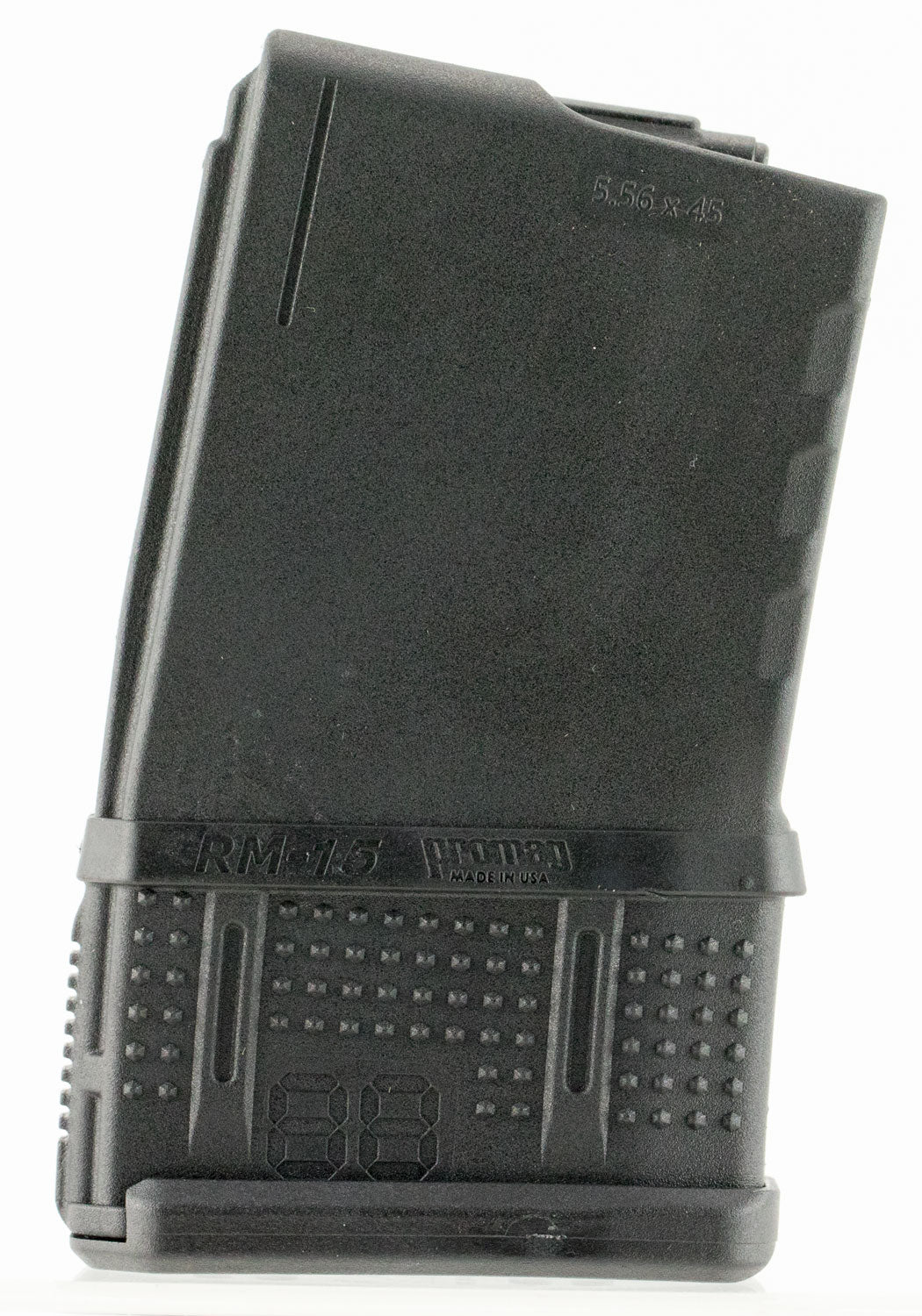 ProMag RM15 15rd Capacity 5.56x45mm AR-15 Black Polymer Magazine with Roller Follower