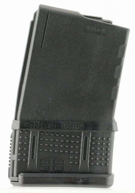 ProMag RM15 15rd Capacity 5.56x45mm AR-15 Black Polymer Magazine with Roller Follower